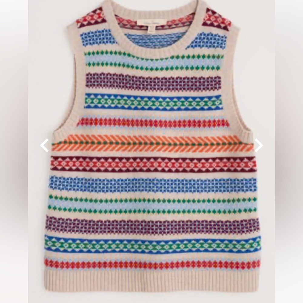 Seasalt Percella Cove merino mix Vest 10 multicolour